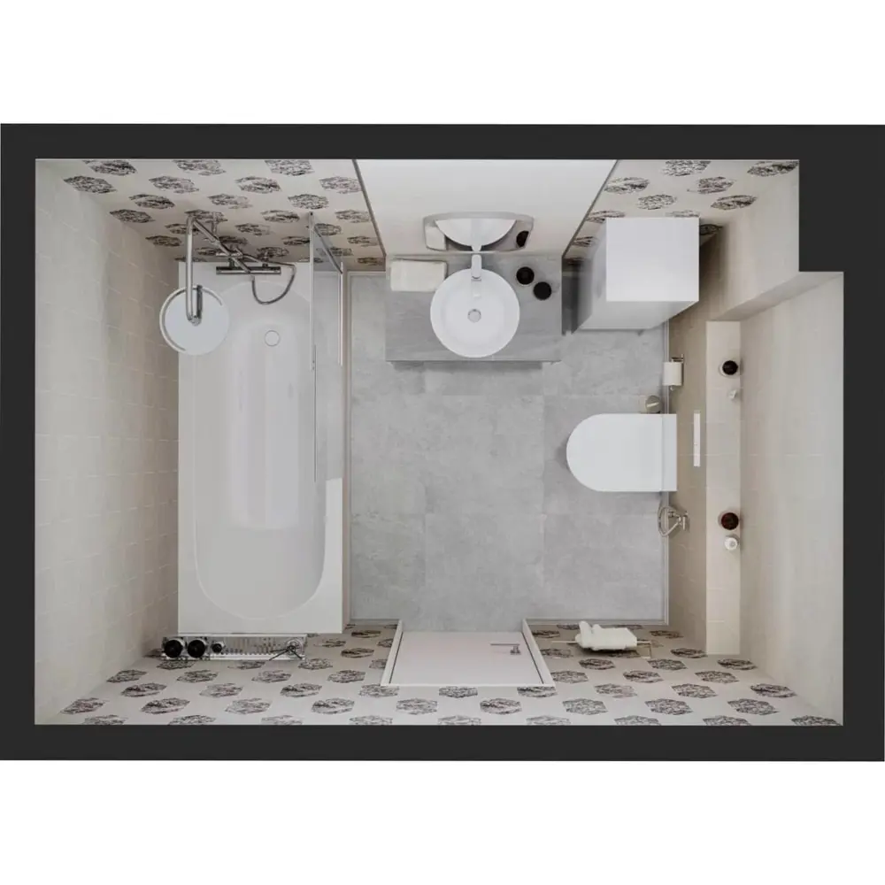 Фото 5 Керамогранит Kerama marazzi DD600320R 60x60см 1.8 м² цвет серый светлый, цена за упаковку Фото 5 Керамогранит Kerama marazzi DD600320R 60x60см 1.8 м² цвет серый светлый, цена за упаковку