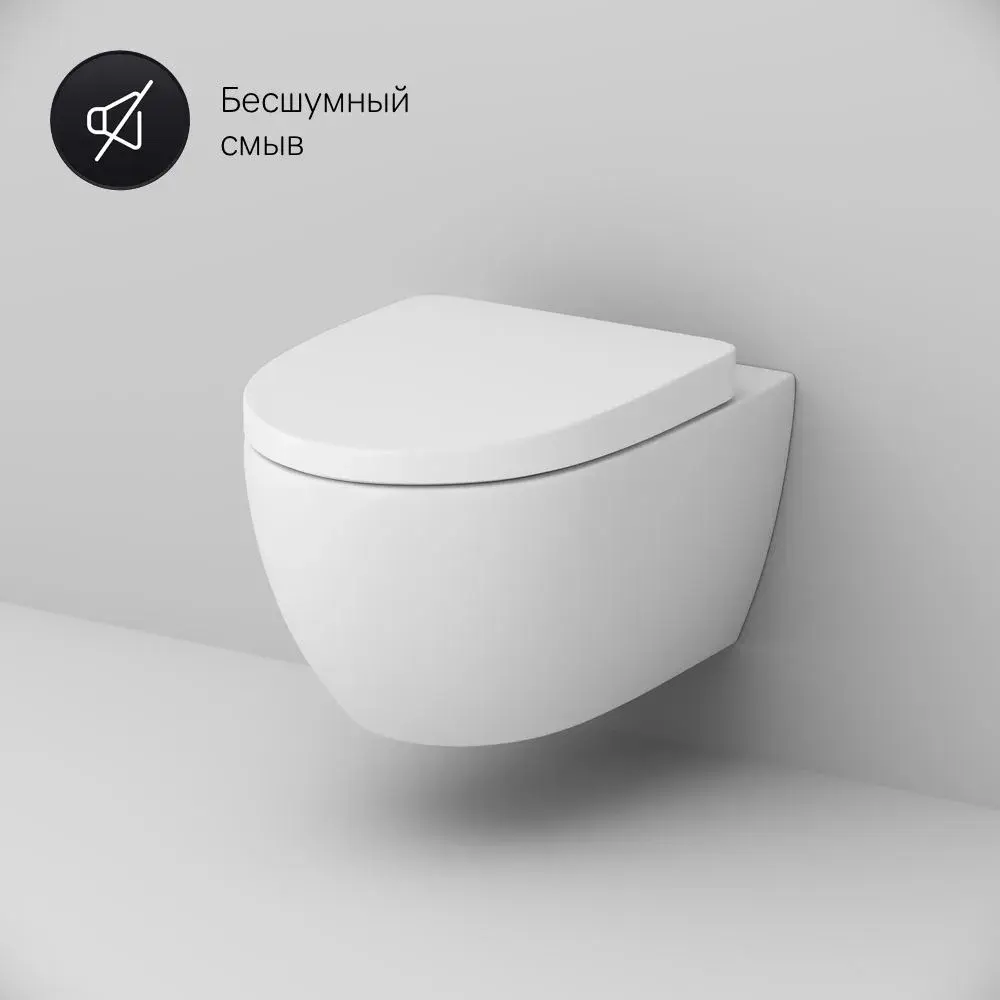 Фото 4 Унитаз подвесной Am.pm Excite C151738SCSI с сиденьем микролифт Фото 4 Унитаз подвесной Am.pm Excite C151738SCSI с сиденьем микролифт