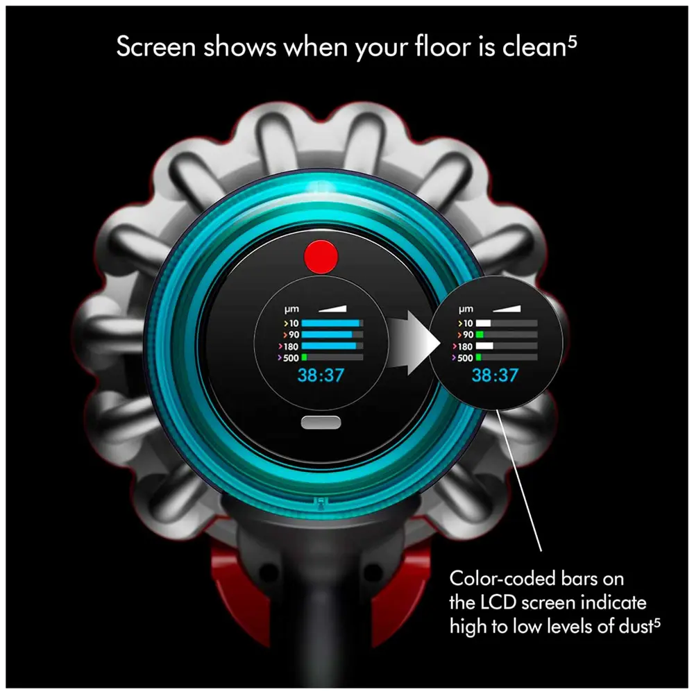 Фото 4 Пылесос вертикальный Dyson Gen5detect absolute (443072-01) синий 0.77 л 752 Вт цвет синий, серый Фото 4 Пылесос вертикальный Dyson Gen5detect absolute (443072-01) синий 0.77 л 752 Вт цвет синий, серый