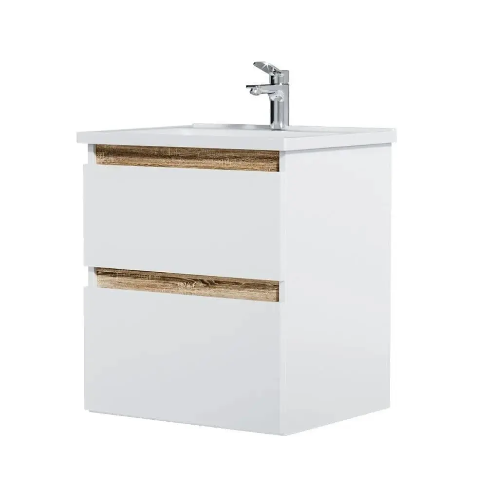 Фото 4 Тумба с раковиной AM.PM X-Joy M85A-FHX0552-WC0552WG подвесная, 55 см, 2 ящика, белый глянец Фото 4 Тумба с раковиной AM.PM X-Joy M85A-FHX0552-WC0552WG подвесная, 55 см, 2 ящика, белый глянец