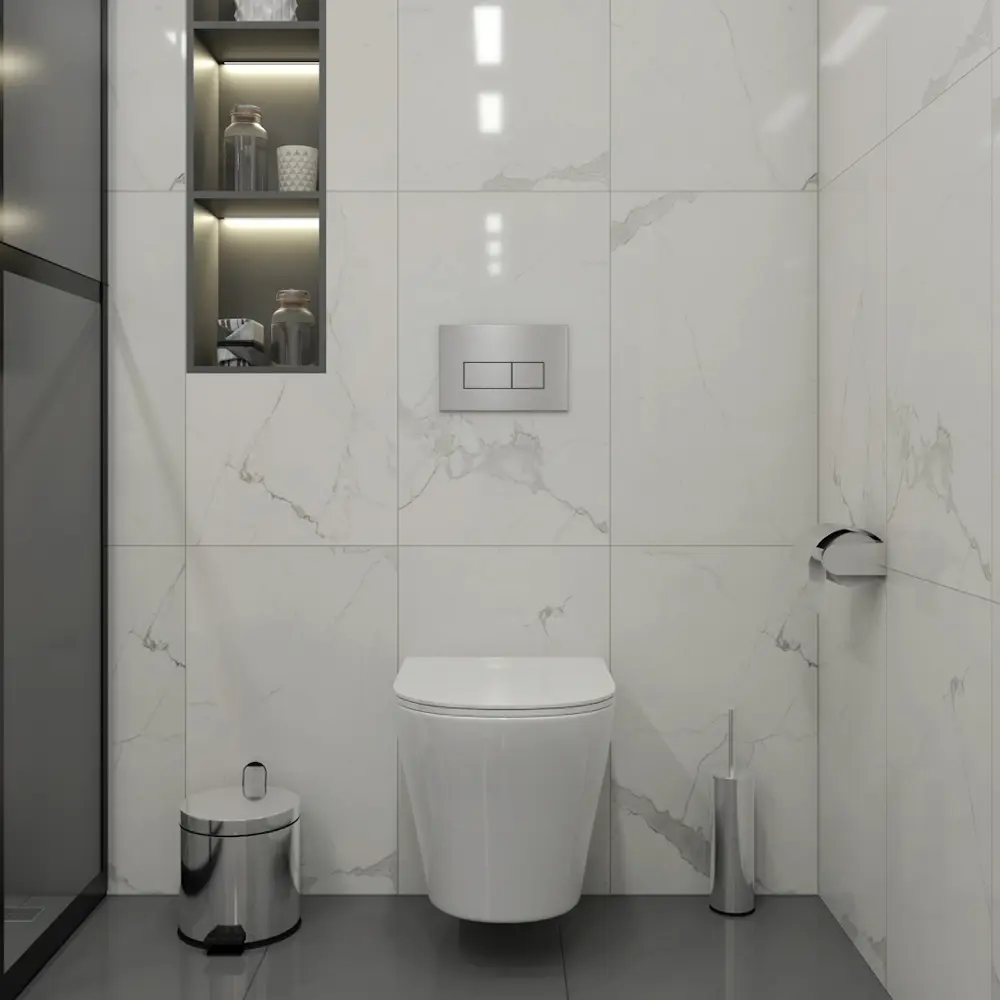 Фото 3 Комплект инсталляция с унитазом Teymi 5 в 1 F13315: унитаз подвесной безободковый Ellie кнопка нержавеющая сталь Фото 3 Комплект инсталляция с унитазом Teymi 5 в 1 F13315: унитаз подвесной безободковый Ellie кнопка нержавеющая сталь