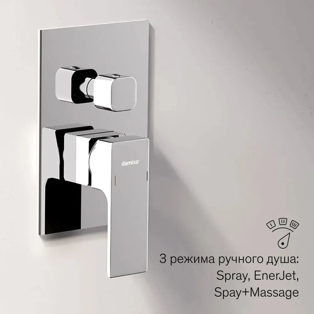 Фото 6 Душевая система Damixa 953510000 Gala встраиваемая с изливом цвет хром Фото 6 Душевая система Damixa 953510000 Gala встраиваемая с изливом цвет хром