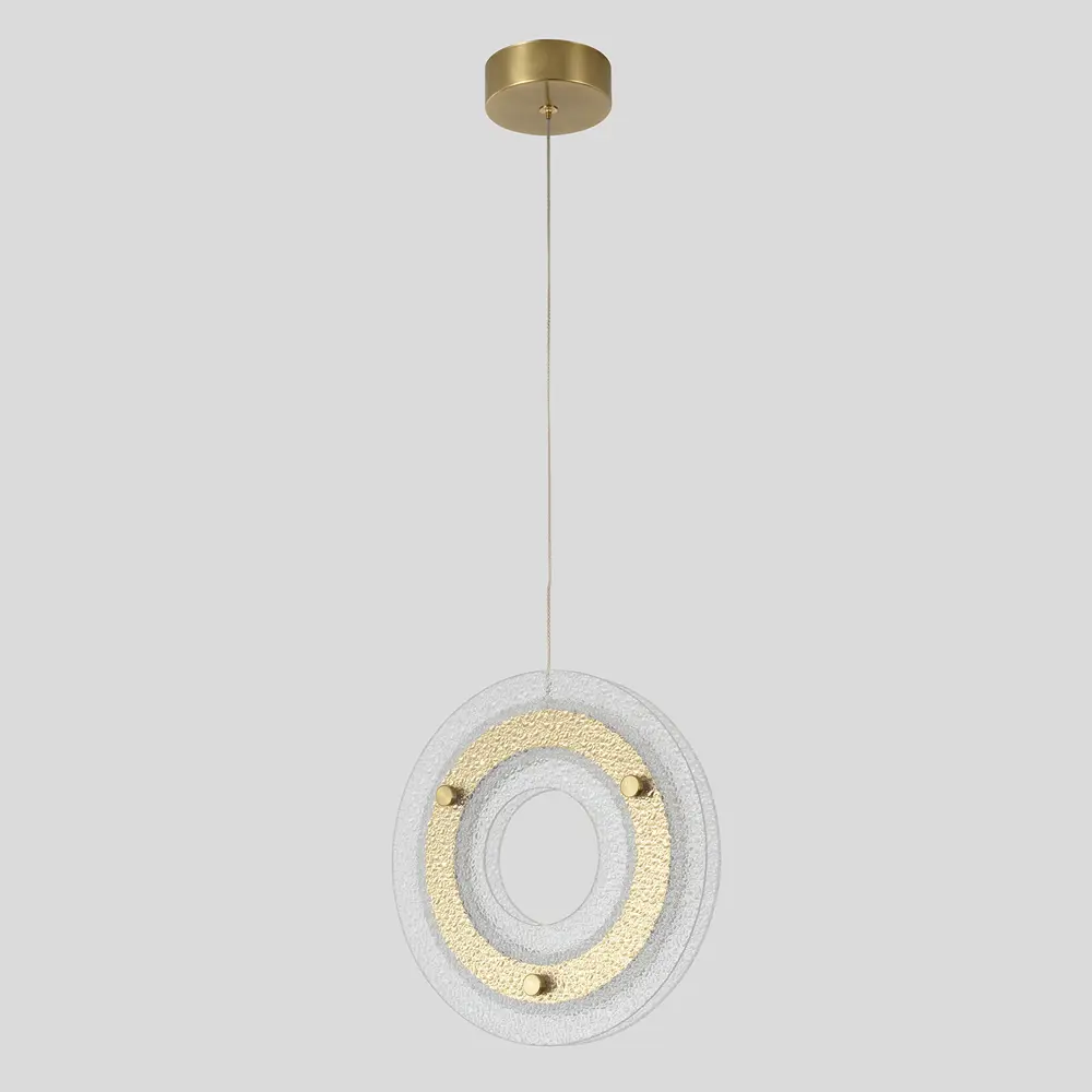 Фото Светильник подвесной светодиодный Crystal Lux Diego Cu_1581_225 10 м² теплый белый (желтый) свет цвет латунь Фото Светильник подвесной светодиодный Crystal Lux Diego Cu_1581_225 10 м² теплый белый (желтый) свет цвет латунь
