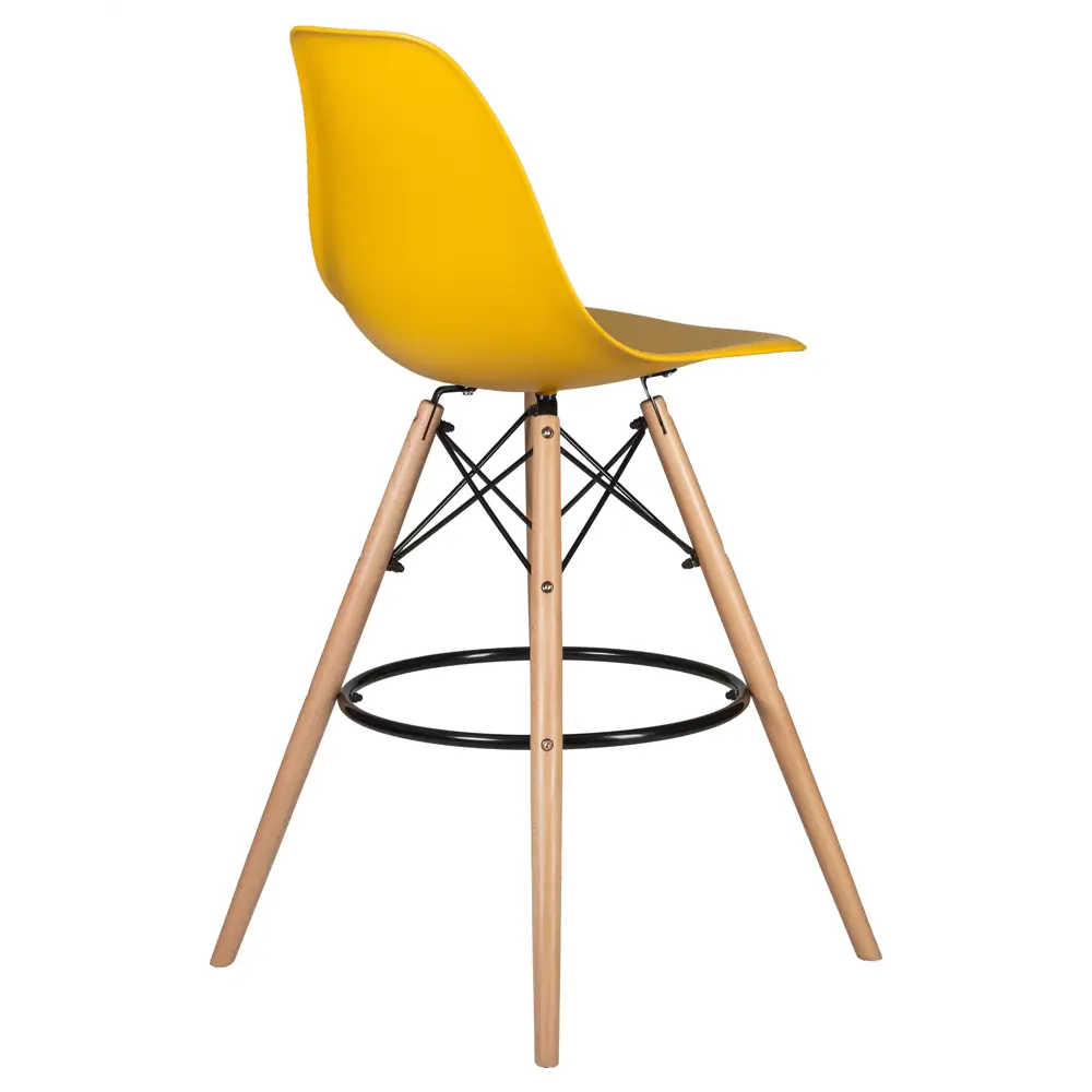 Фото 7 Комплект барных стульев 2 шт Dobrin DSW Bar 56x108x56 см цвет горчичный Фото 7 Комплект барных стульев 2 шт Dobrin DSW Bar 56x108x56 см цвет горчичный