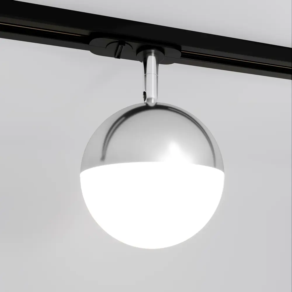 Фото 3 Трековый светильник Elektrostandard Glob MRL 1015 под лампу 13 Вт однофазный цвет серый Фото 3 Трековый светильник Elektrostandard Glob MRL 1015 под лампу 13 Вт однофазный цвет серый