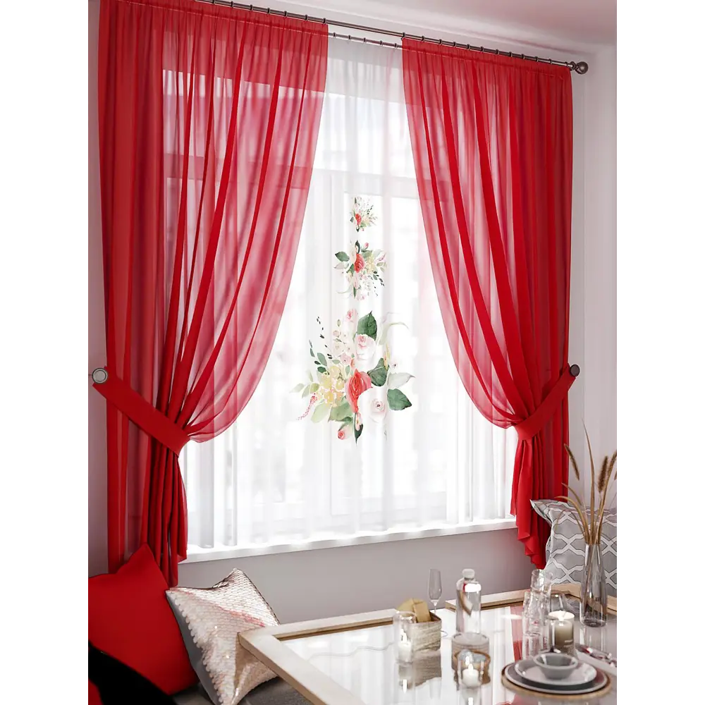 Фото 3 Тюль Helga TD-550320 на шторной ленте 300x180 см цвет разноцветный Фото 3 Тюль Helga TD-550320 на шторной ленте 300x180 см цвет разноцветный