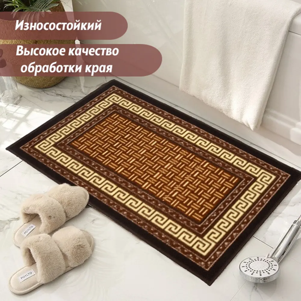 Фото 5 Коврики декоративные Cleopatra Нью Соса 57х60+57х90 комплект 110313-32117-40 коричневый Фото 5 Коврики декоративные Cleopatra Нью Соса 57х60+57х90 комплект 110313-32117-40 коричневый