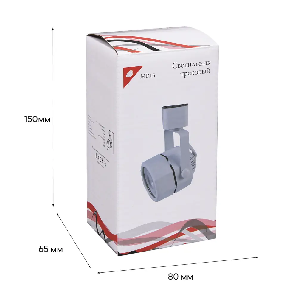Фото 3 Трековый светильник спот под лампу Gu10 Reluce 16021-9.3-001ct mr16 wt однофазный цвет белый