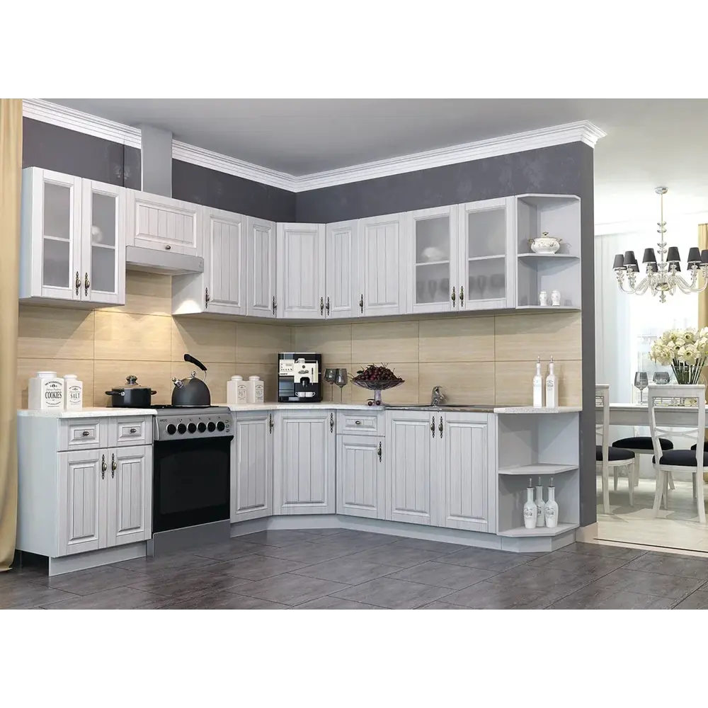 Фото 6 Кухонный гарнитур Дсв мебель Сандал вуд 30000000152 30x81.6x60 см ЛДСП цвет светло-бежевый