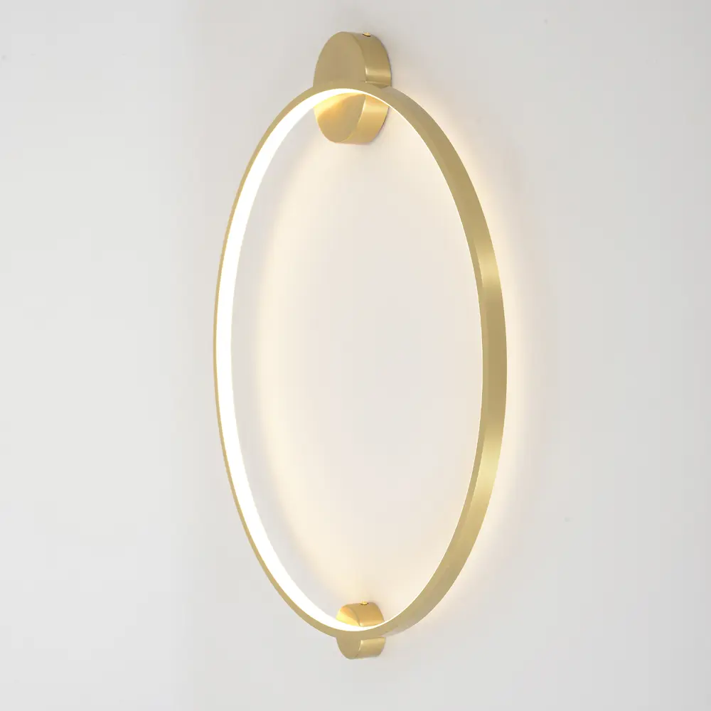 Фото 3 Настенный светильник светодиодный Crystal Lux Real ap26w brass с пультом теплый белый (желтый) свет цвет белый/латунь Фото 3 Настенный светильник светодиодный Crystal Lux Real ap26w brass с пультом теплый белый (желтый) свет цвет белый/латунь
