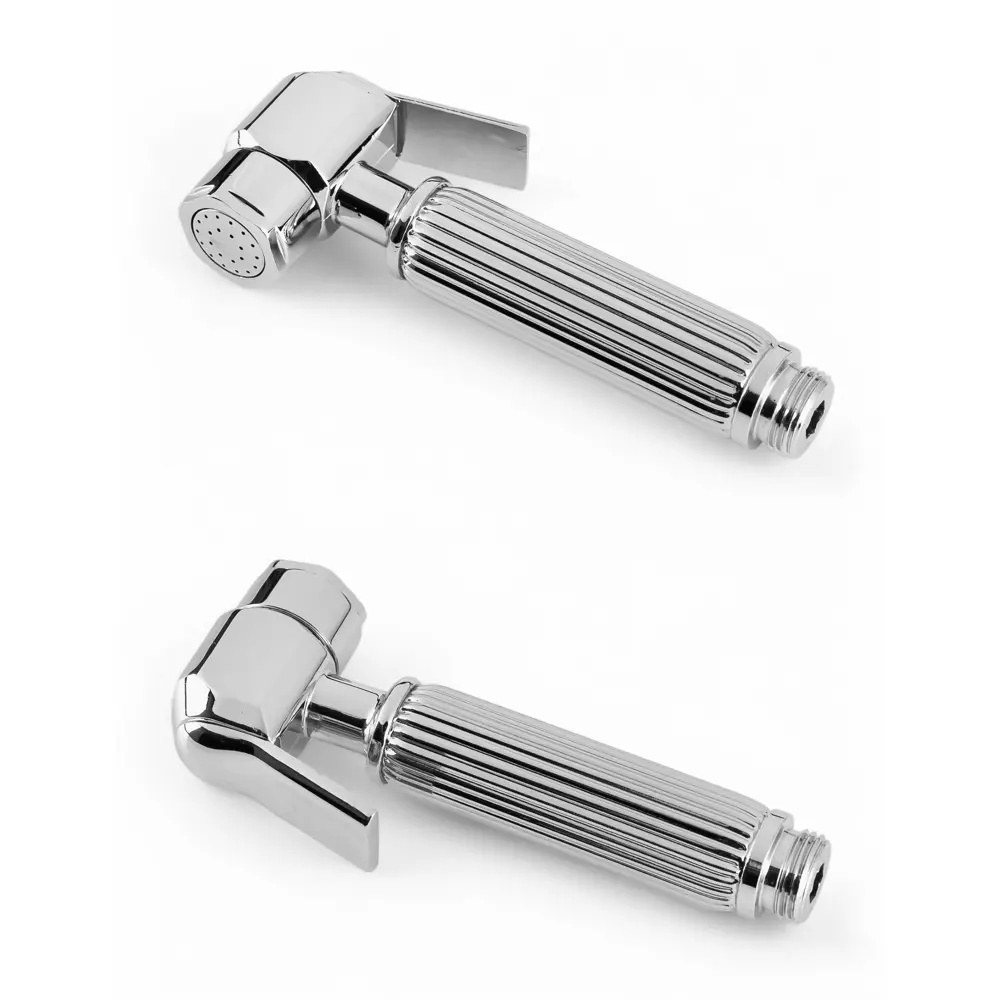 Фото 3 Лейка для душа гигиеническая Wasser zimmer ZM-0514 ребристая 1 режимная цвет хром