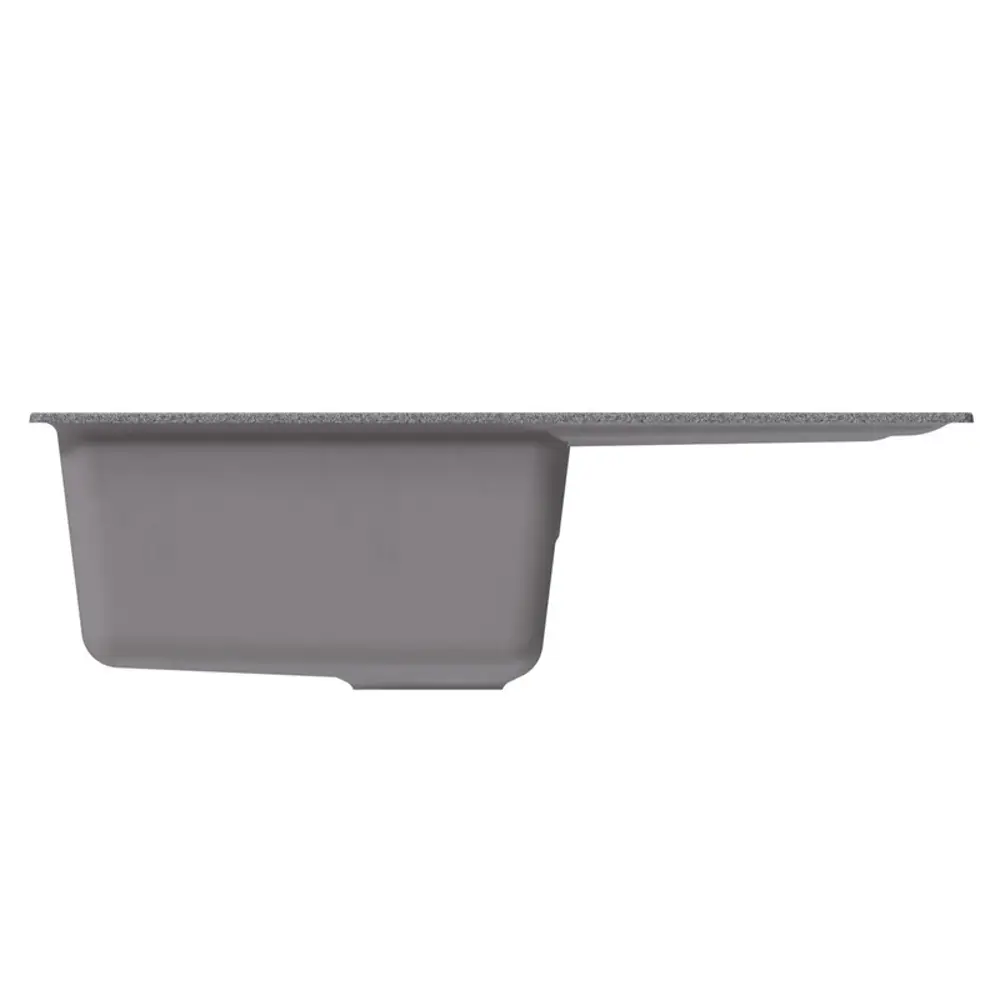 Фото 4 Мойка для кухни Mixline NL-TM19 89x53 см глубина чаши 200 см искусственный камень цвет темно-серый