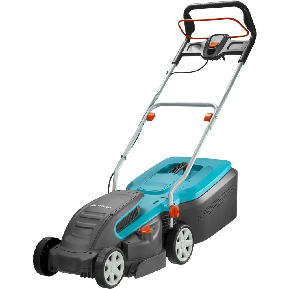 Фото Газонокосилка электрическая Gardena PowerMax 1400/34 1400 Вт 34 см Фото Газонокосилка электрическая Gardena PowerMax 1400/34 1400 Вт 34 см
