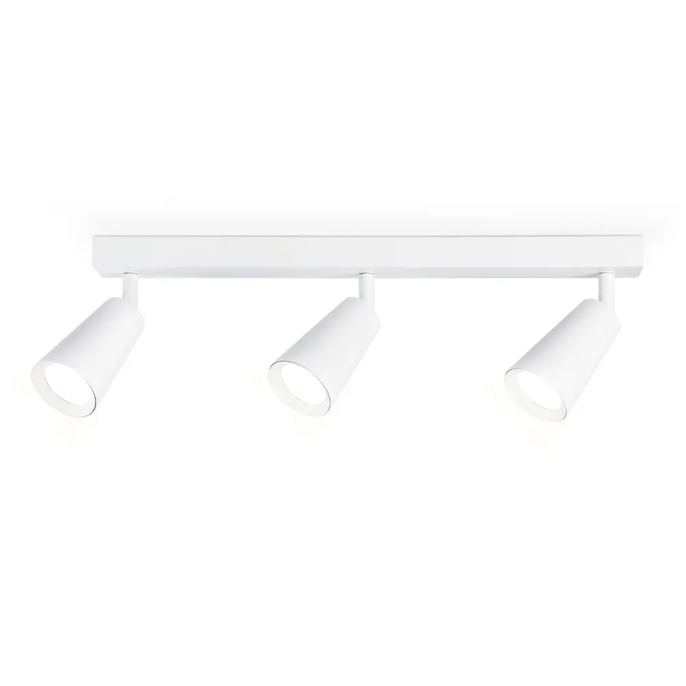 Фото Спот поворотный Ambrella light Ta13148 3 лампы 10 м² цвет белый Фото Спот поворотный Ambrella light Ta13148 3 лампы 10 м² цвет белый