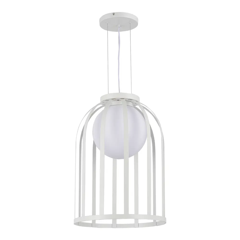 Фото 3 Светильник подвесной St luce Nordic Sl6129.503.01 1 лампа 3 м² цвет белый Фото 3 Светильник подвесной St luce Nordic Sl6129.503.01 1 лампа 3 м² цвет белый