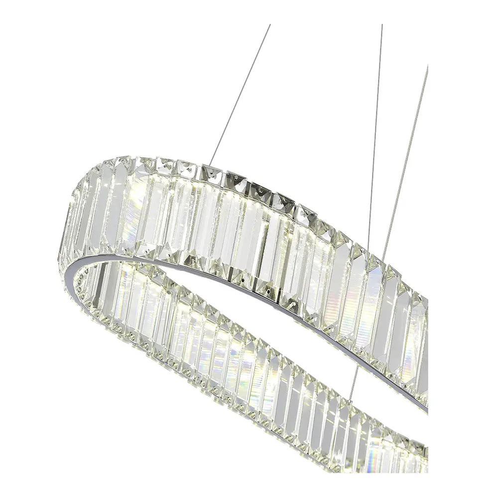 Фото 6 Светильник подвесной светодиодный ST Luce Tivoli Sl1622.123.01 15 м² нейтральный белый свет цвет хром Фото 6 Светильник подвесной светодиодный ST Luce Tivoli Sl1622.123.01 15 м² нейтральный белый свет цвет хром
