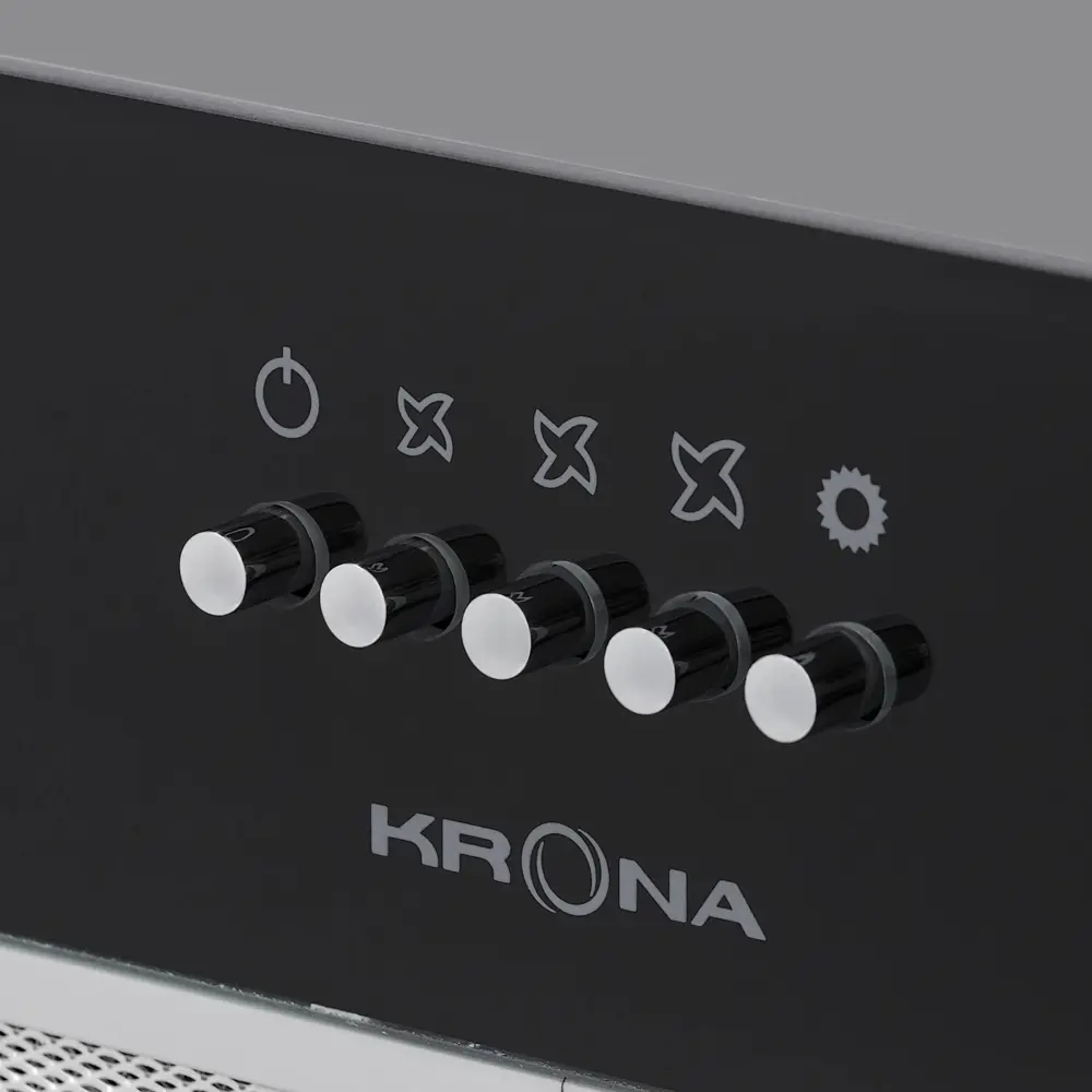 Фото 7 Вытяжка Krona SINTIA 600 BLACK PB 52 см цвет черный Фото 7 Вытяжка Krona SINTIA 600 BLACK PB 52 см цвет черный
