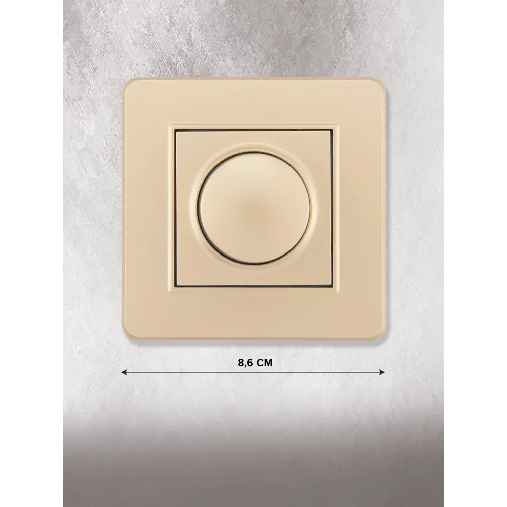 Фото 3 Диммер встраиваемый Arte milano SET16-1-48-1.shampan 500 Вт цвет шампань