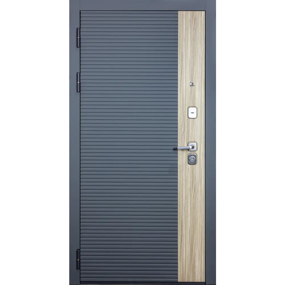 Фото 2 Входная дверь Diva Дива-76 левый 205x86см цвет дуб/серый/Д20 белый софт Фото 2 Входная дверь Diva Дива-76 левый 205x86см цвет дуб/серый/Д20 белый софт