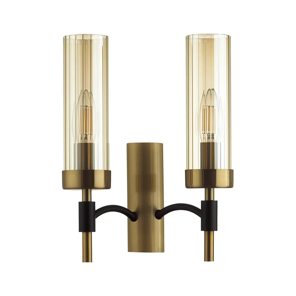 Фото Настенный светильник Lumion Classi 6538/2w цвет золотистый