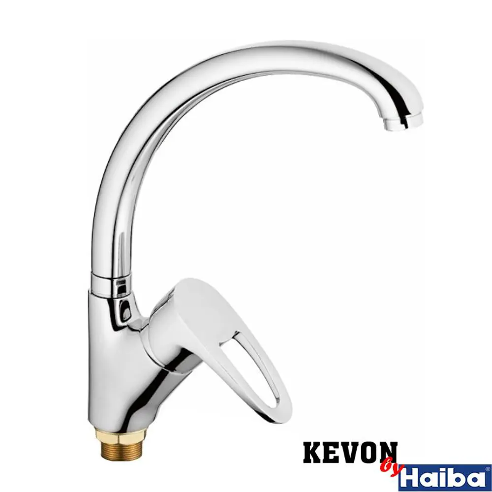 Фото Смеситель для кухни Kevon KV85263-2 поворотный излив 24.3 см цвет хром