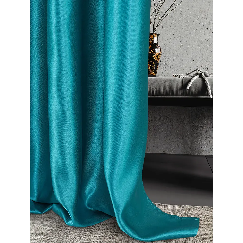 Фото 2 Штора Helga Базовая коллекция HH205963 на шторной ленте 270x400 см цвет синий Фото 2 Штора Helga Базовая коллекция HH205963 на шторной ленте 270x400 см цвет синий