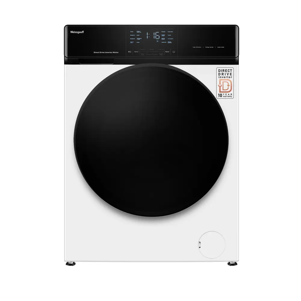 Фото Стиральная машина с сушкой Weissgauff Wmd 61211 direct drive inverter premium 59.5x85x56 см 11 кг цвет белый Фото Стиральная машина с сушкой Weissgauff Wmd 61211 direct drive inverter premium 59.5x85x56 см 11 кг цвет белый