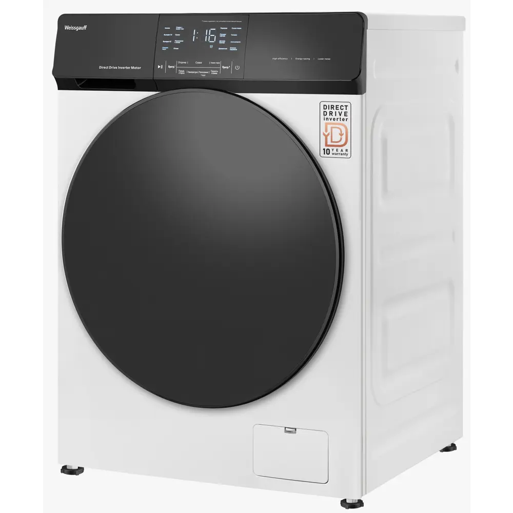 Фото 4 Стиральная машина с сушкой Weissgauff Wmd 61211 direct drive inverter premium 59.5x85x56 см 11 кг цвет белый Фото 4 Стиральная машина с сушкой Weissgauff Wmd 61211 direct drive inverter premium 59.5x85x56 см 11 кг цвет белый