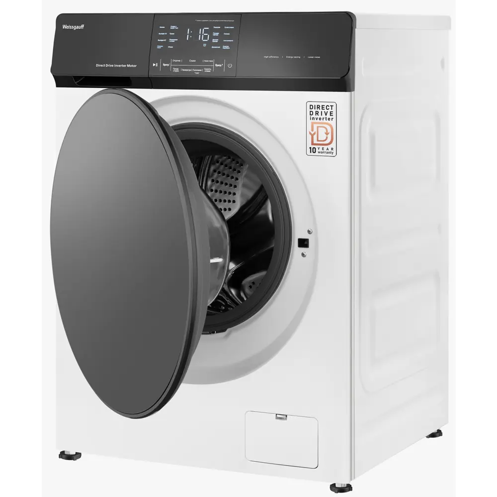 Фото 5 Стиральная машина с сушкой Weissgauff Wmd 61211 direct drive inverter premium 59.5x85x56 см 11 кг цвет белый Фото 5 Стиральная машина с сушкой Weissgauff Wmd 61211 direct drive inverter premium 59.5x85x56 см 11 кг цвет белый