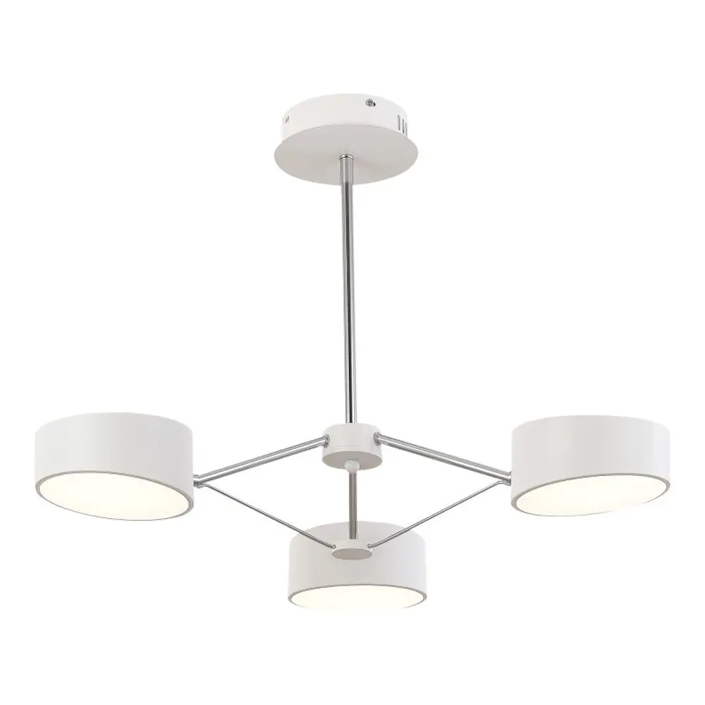 Фото Светильник настенно-потолочный светодиодный ST LUCE SLE6005-502-03 Valle 11 м² холодный белый свет цвет хром Фото Светильник настенно-потолочный светодиодный ST LUCE SLE6005-502-03 Valle 11 м² холодный белый свет цвет хром