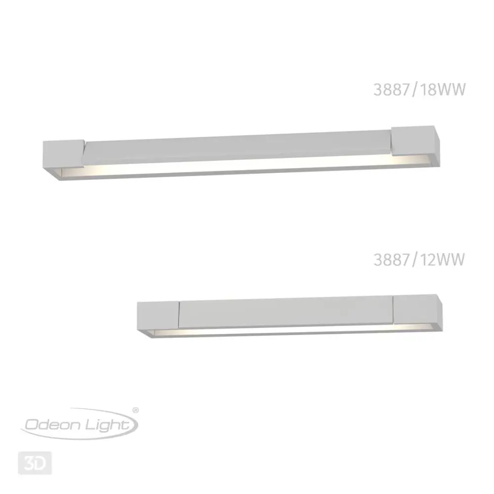 Фото 3 Настенный светильник светодиодный Odeon light Arno 3887/12WW нейтральный белый свет цвет белый Фото 3 Настенный светильник светодиодный Odeon light Arno 3887/12WW нейтральный белый свет цвет белый