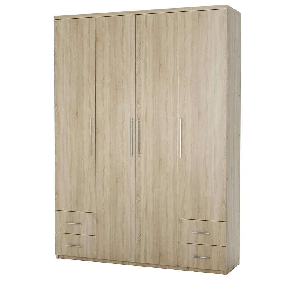 Фото 2 Шкаф распашной Гамма 24062027111 120x240x45 см ЛДСП цвет дуб сонома Фото 2 Шкаф распашной Гамма 24062027111 120x240x45 см ЛДСП цвет дуб сонома