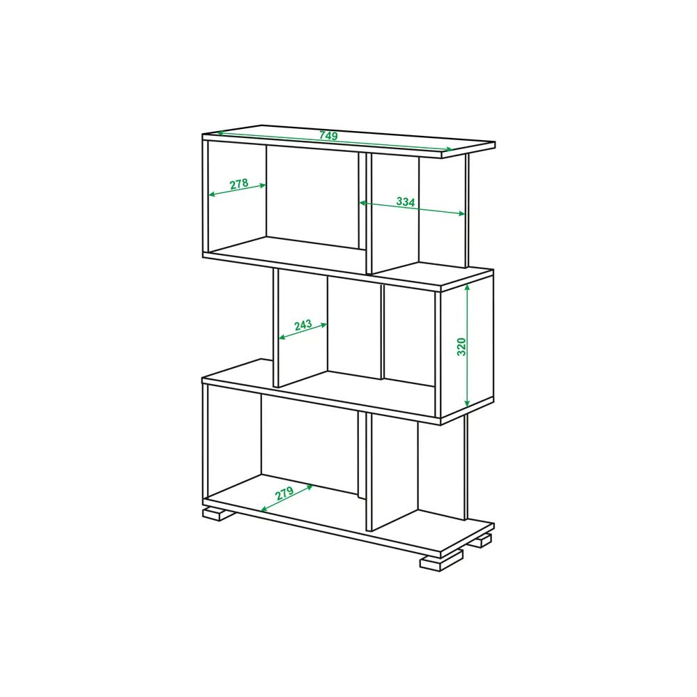 Фото 2 Стеллаж с полками Мэрдэс 75x106x28 см нагрузка до 15 кг ЛДСП цвет шамони/карамель Фото 2 Стеллаж с полками Мэрдэс 75x106x28 см нагрузка до 15 кг ЛДСП цвет шамони/карамель