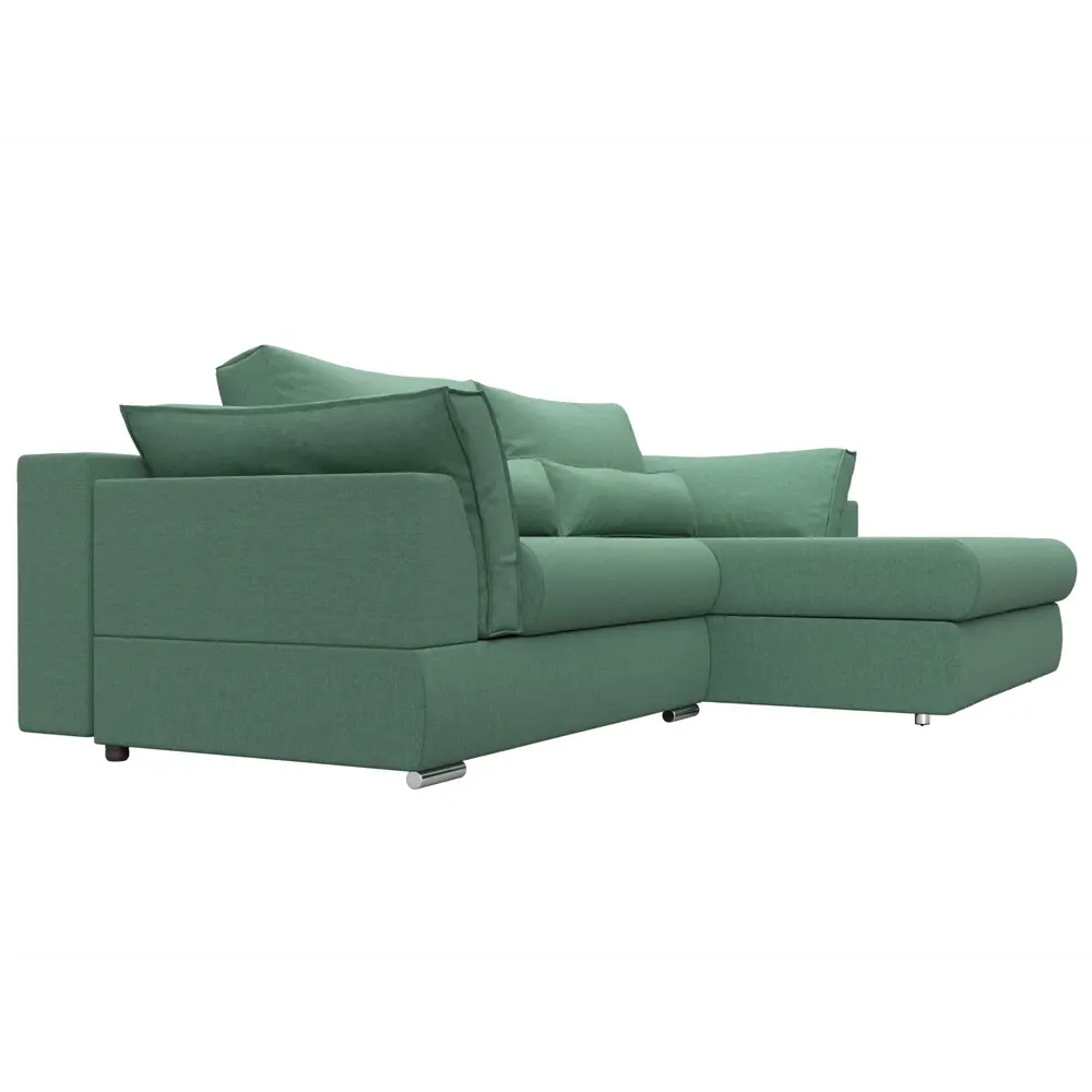 Фото 5 Диван угловой Пекин угол правый Лига диванов 123513 272x90x189 см рогожка цвет амур 11 зеленый Фото 5 Диван угловой Пекин угол правый Лига диванов 123513 272x90x189 см рогожка цвет амур 11 зеленый