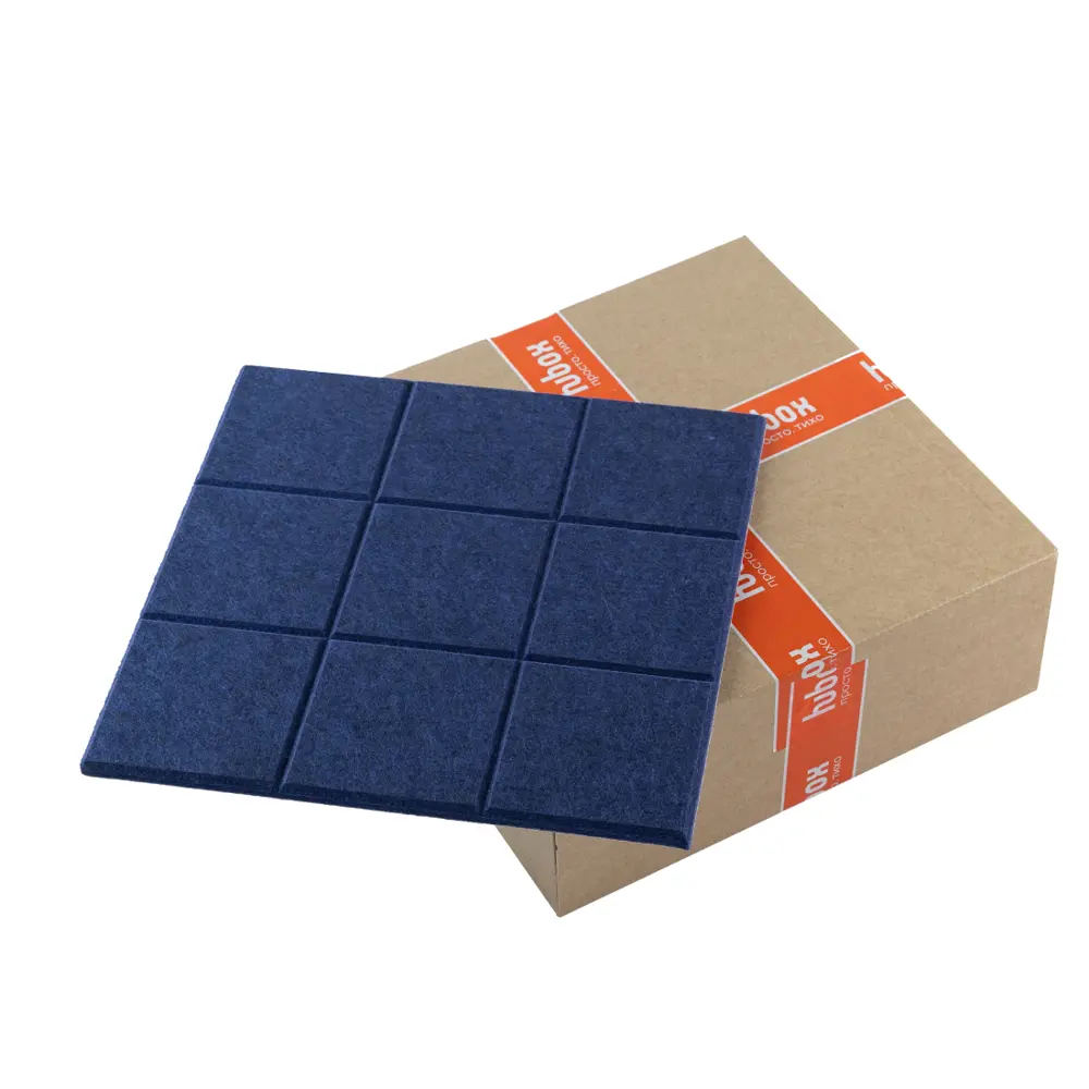 Фото 2 Декоративные панели Hubox Квадрат синий 300x300x90мм 0.3м² 12шт Фото 2 Декоративные панели Hubox Квадрат синий 300x300x90мм 0.3м² 12шт