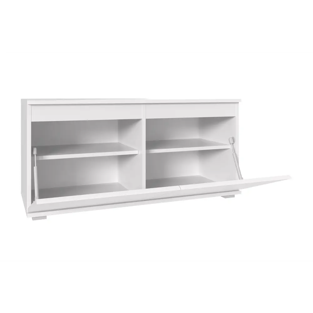 Фото 2 Обувница НК-мебель 100x48.2x40 см 2 полки ЛДСП цвет белый матовый