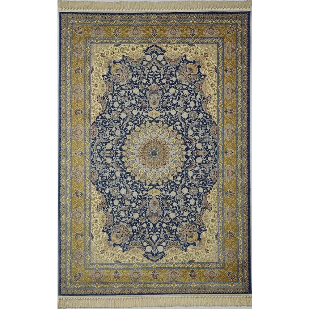 Фото Ковер Farrahi Carpet полиэстер DM003 150х225 см цвет темно-синий Фото Ковер Farrahi Carpet полиэстер DM003 150х225 см цвет темно-синий