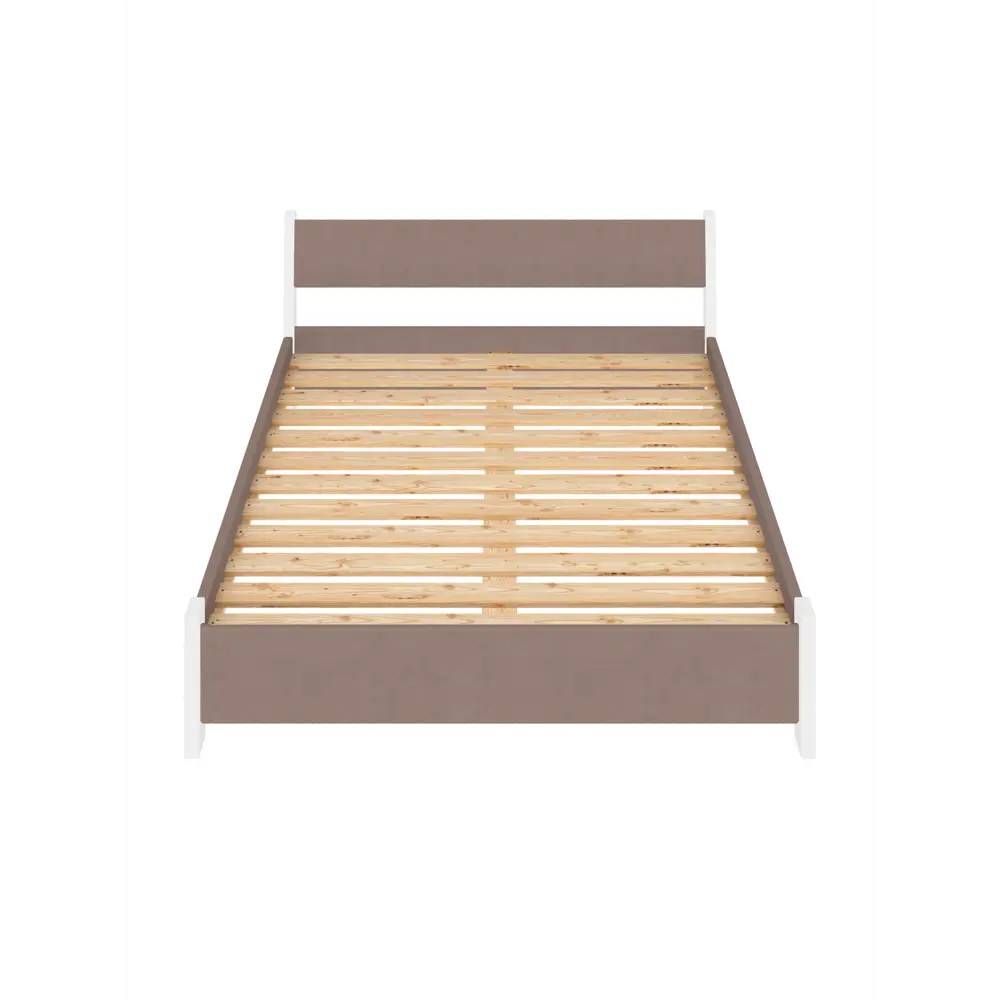 Фото 3 Кровать Solarius Мишка реечное основание 170 x 80 x 210 см дерево цвет мокко мусс;белый Фото 3 Кровать Solarius Мишка реечное основание 170 x 80 x 210 см дерево цвет мокко мусс;белый