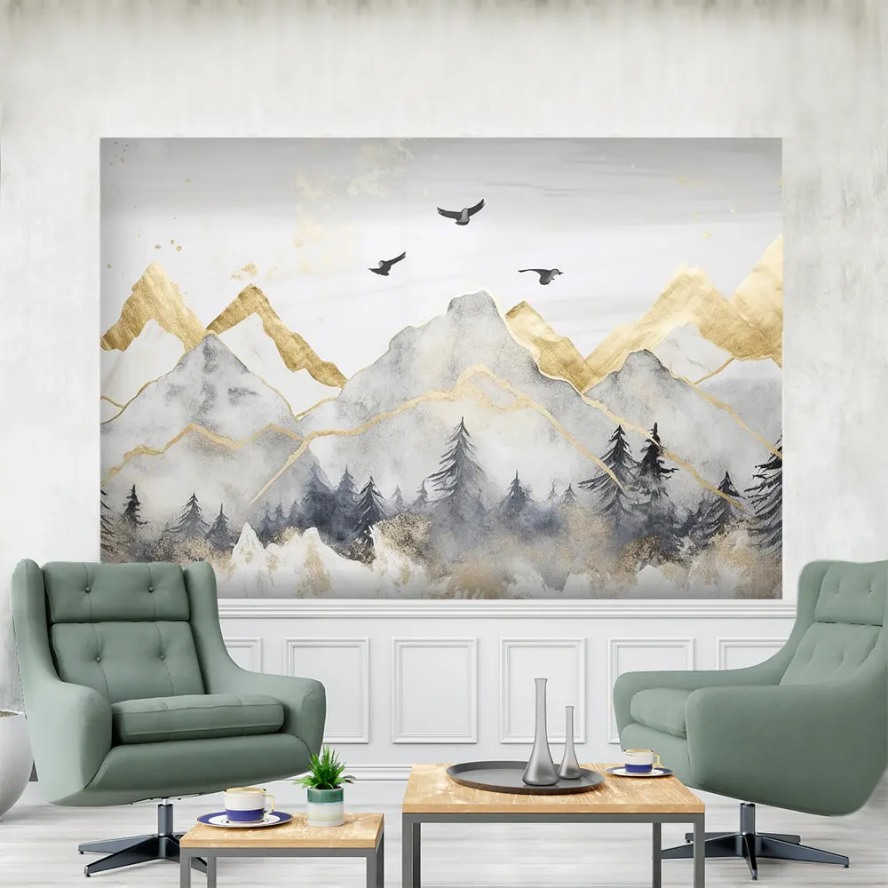 Фото 4 Фотообои флизелиновые Urban Style Птицы над горами UST6811, 200x135 см Фото 4 Фотообои флизелиновые Urban Style Птицы над горами UST6811, 200x135 см