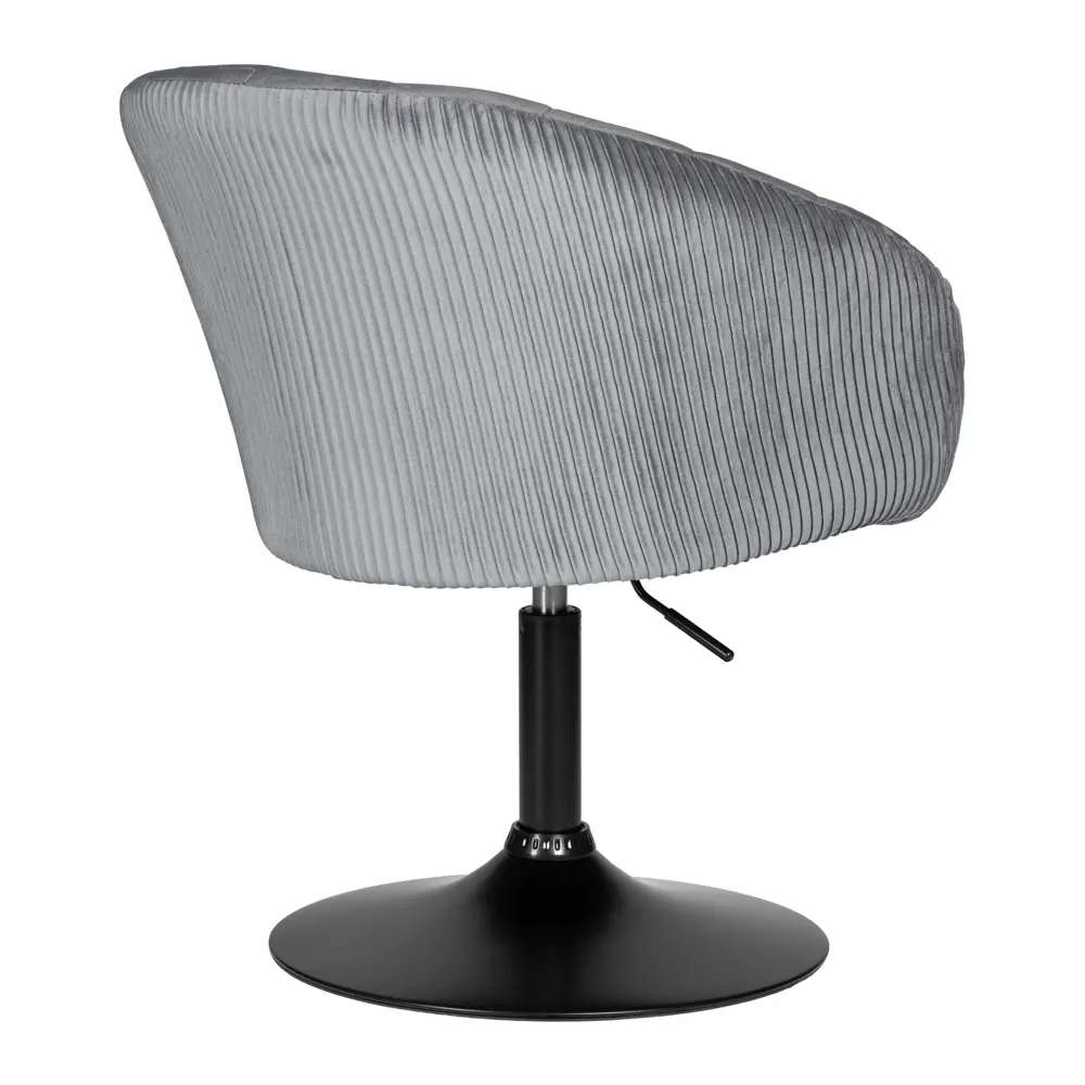 Фото 3 Полубарный стул Dobrin Edison black lm-8600 60x90x90 см велюр цвет серый Фото 3 Полубарный стул Dobrin Edison black lm-8600 60x90x90 см велюр цвет серый