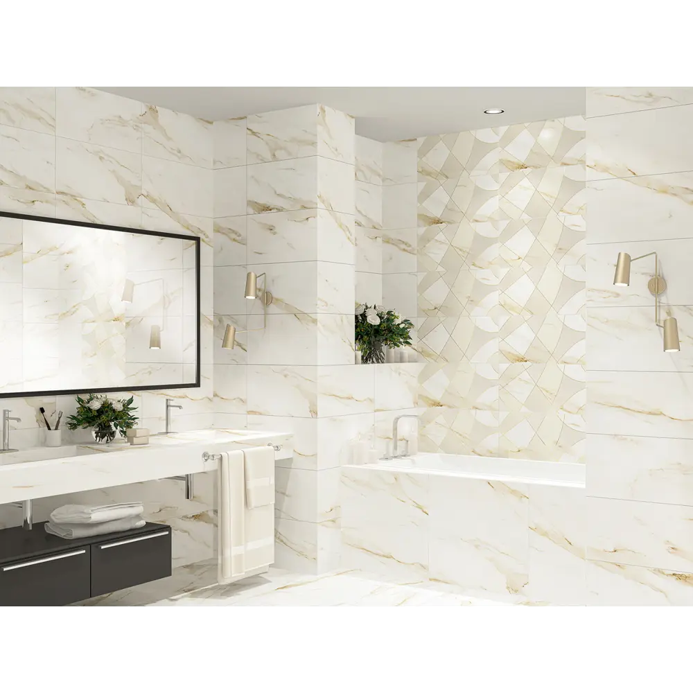 Фото 6 Плитка из керамогранита AZORI Calacatta Royal КГ 60x60 см Фото 6 Плитка из керамогранита AZORI Calacatta Royal КГ 60x60 см