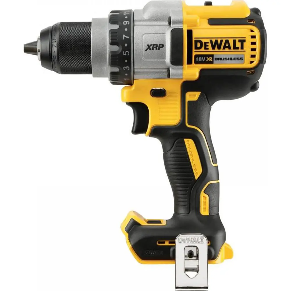 Фото Дрель-шуруповерт аккумуляторная бесщеточная DeWalt DCD991NT-XJ, 18В Li-Ion без АКБ и ЗУ Фото Дрель-шуруповерт аккумуляторная бесщеточная DeWalt DCD991NT-XJ, 18В Li-Ion без АКБ и ЗУ
