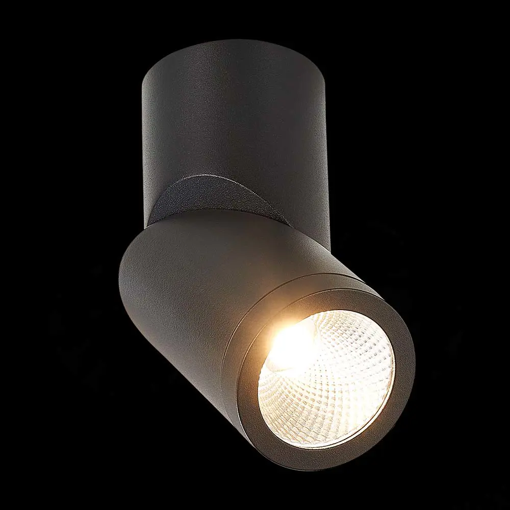 Фото Светильник точечный накладной светодиодный ST Luce ST650.432.10 44684 м² нейтральный белый свет цвет черный Фото Светильник точечный накладной светодиодный ST Luce ST650.432.10 44684 м² нейтральный белый свет цвет черный