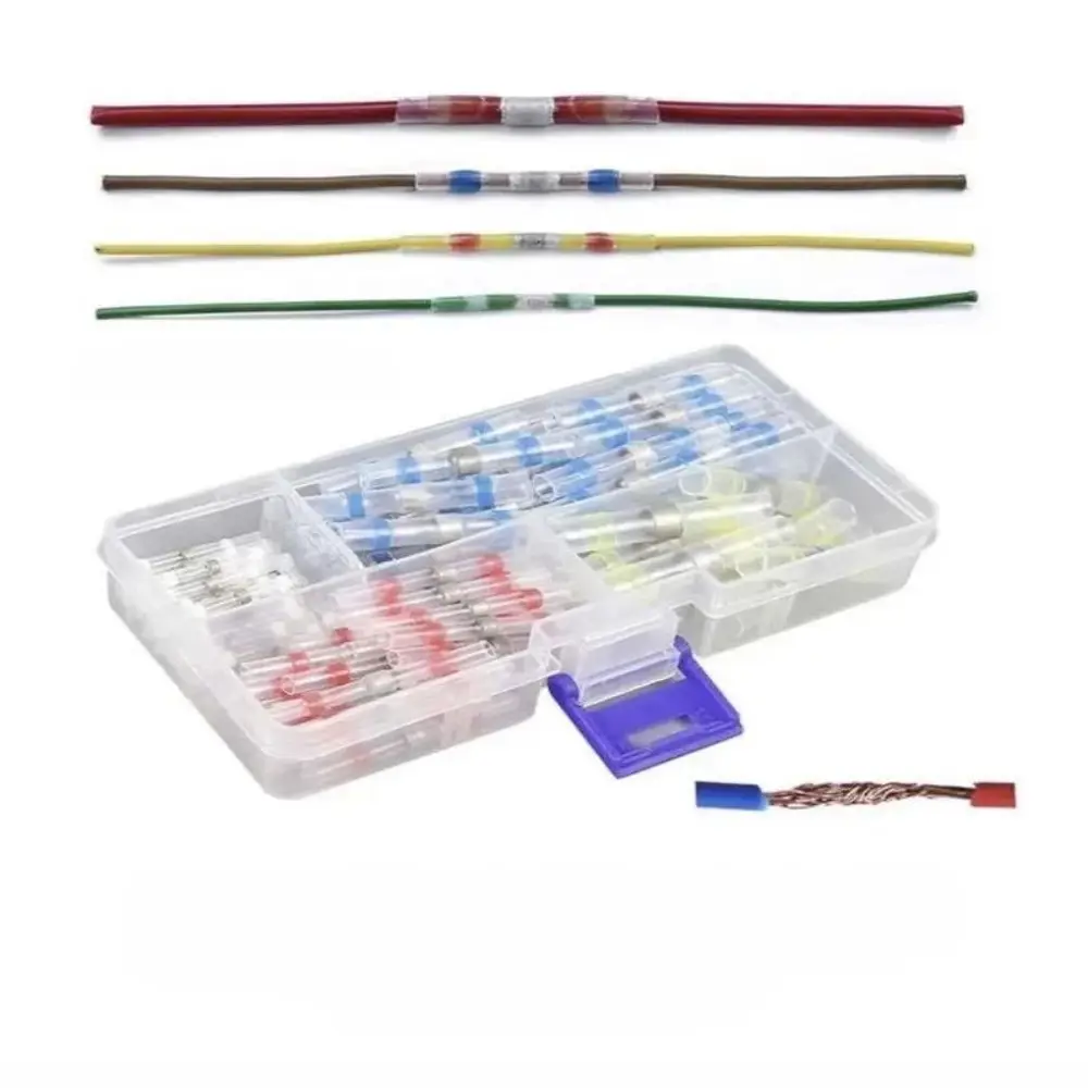 Фото 4 Набор термоусадочных соединителей Vitatools для проводов с припоем 100 шт. Фото 4 Набор термоусадочных соединителей Vitatools для проводов с припоем 100 шт.