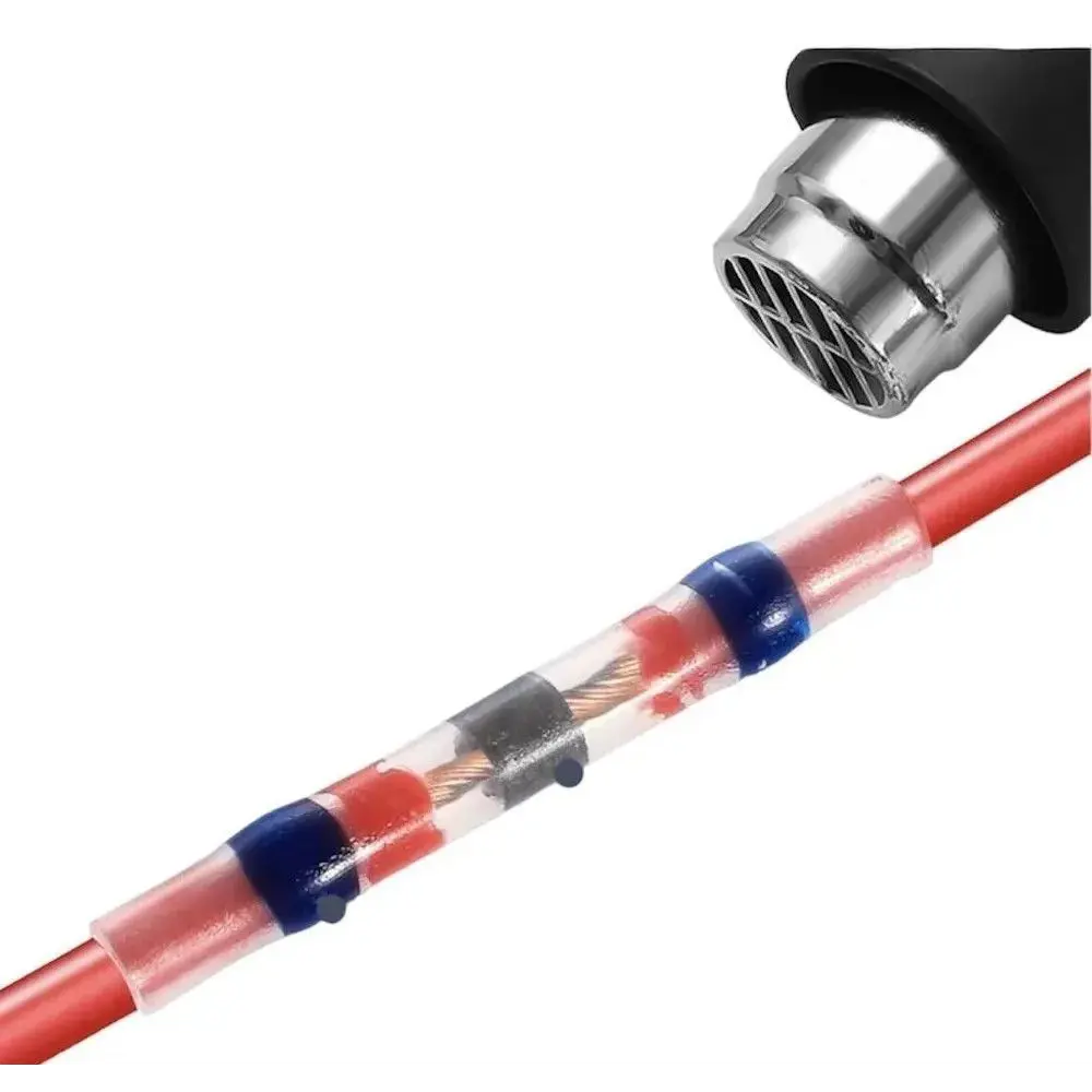 Фото Набор термоусадочных соединителей Vitatools для проводов с припоем 100 шт. Фото Набор термоусадочных соединителей Vitatools для проводов с припоем 100 шт.