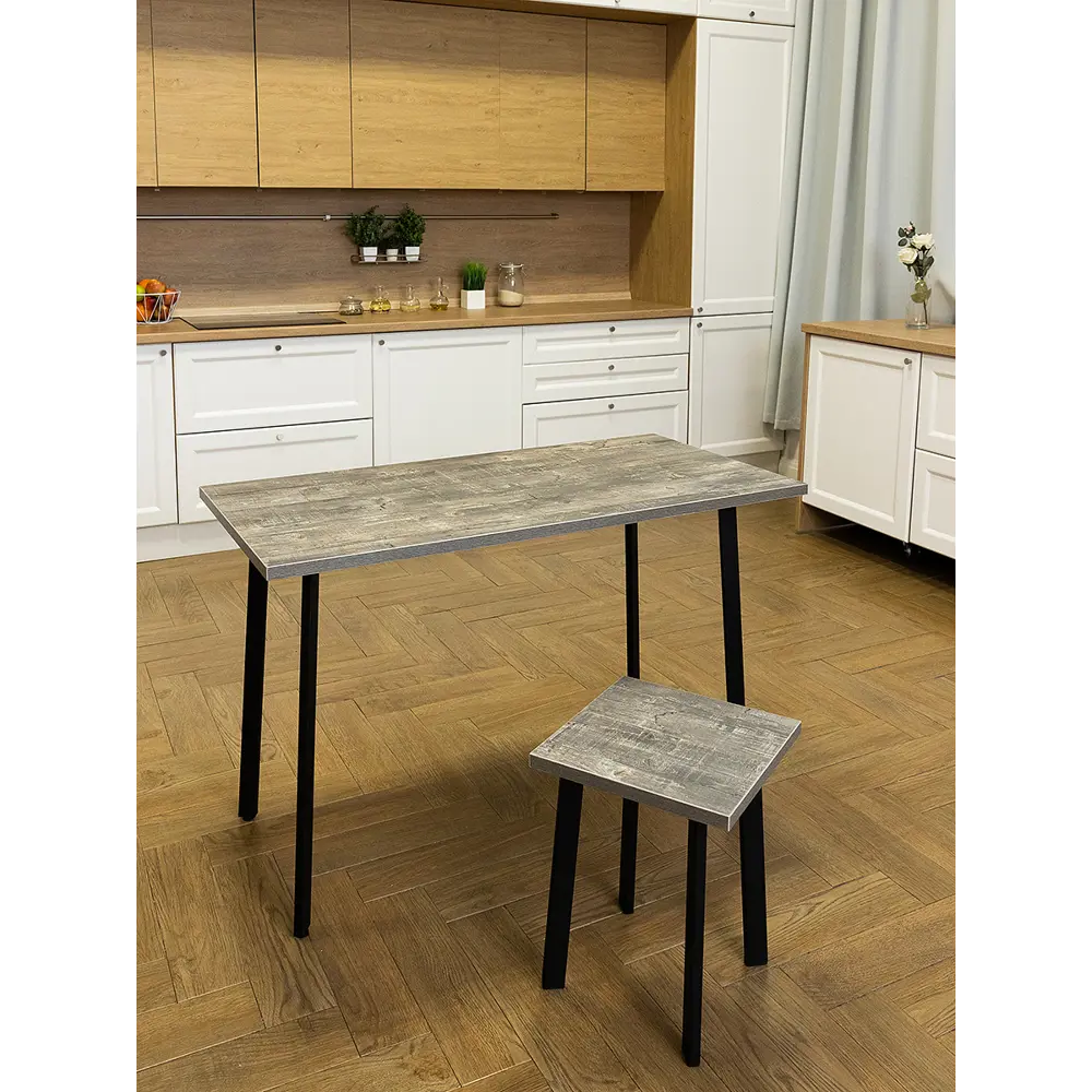 Фото 2 Кухонный стол Diko Loft Delight Dining DL-868249 120х60х75 см цвет аррива Фото 2 Кухонный стол Diko Loft Delight Dining DL-868249 120х60х75 см цвет аррива