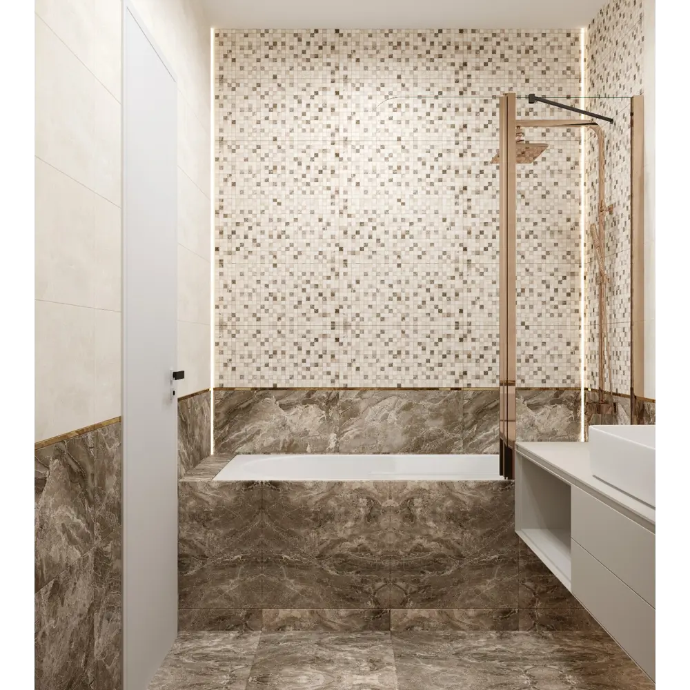 Фото 2 Керамическая плитка Eurotile Hermitage 4810839050208 30x60см цвет бежевый Фото 2 Керамическая плитка Eurotile Hermitage 4810839050208 30x60см цвет бежевый