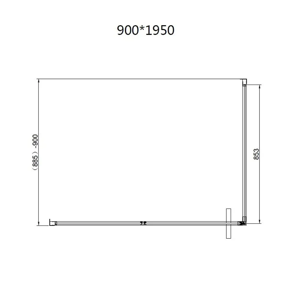 Фото 4 Душевой уголок Vincea Slim 8mm VSR-4SLP9010CL прямоугольный 90x100см хромированный профиль эффект стекла прозрачное закаленное стекло Фото 4 Душевой уголок Vincea Slim 8mm VSR-4SLP9010CL прямоугольный 90x100см хромированный профиль эффект стекла прозрачное закаленное стекло