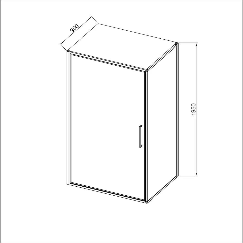 Фото 3 Душевой уголок Vincea Slim 8mm VSR-4SLP9010CL прямоугольный 90x100см хромированный профиль эффект стекла прозрачное закаленное стекло Фото 3 Душевой уголок Vincea Slim 8mm VSR-4SLP9010CL прямоугольный 90x100см хромированный профиль эффект стекла прозрачное закаленное стекло