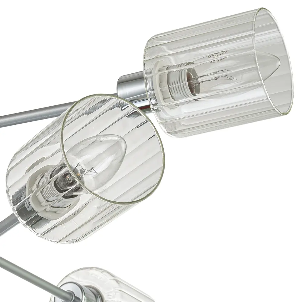 Фото 4 Люстра на штанге Escada Reflex Esc_1140_8p 8 ламп 20 м² цвет серый/серебристый Фото 4 Люстра на штанге Escada Reflex Esc_1140_8p 8 ламп 20 м² цвет серый/серебристый